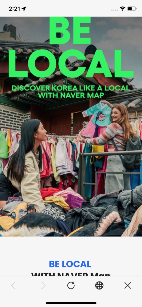 Naver Be Local Campaign